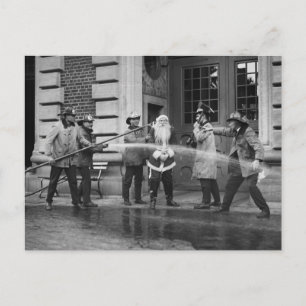 Der Weihnachtsmann in den 1920ern Feiertagspostkarte