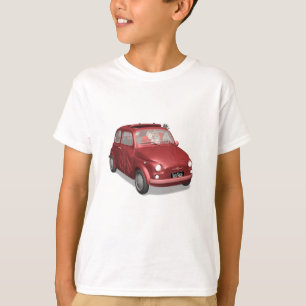Der Weihnachtsmann in Fiat 500 T-Shirt