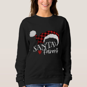 Der Weihnachtsmann in Red Buffalo Karierte Weihnac Sweatshirt
