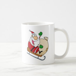 Der Weihnachtsmann in Sleigh Tasse