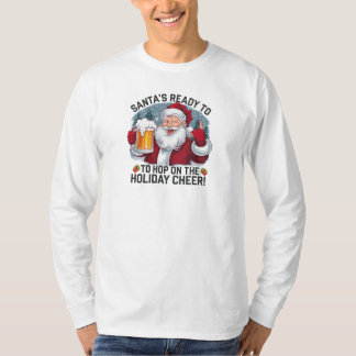 Der Weihnachtsmann ist bereit, auf den Feiertagsju T-Shirt
