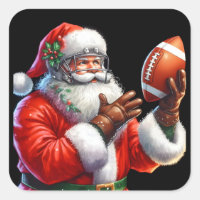 Der Weihnachtsmann ist bereit für Fußball im Dezem