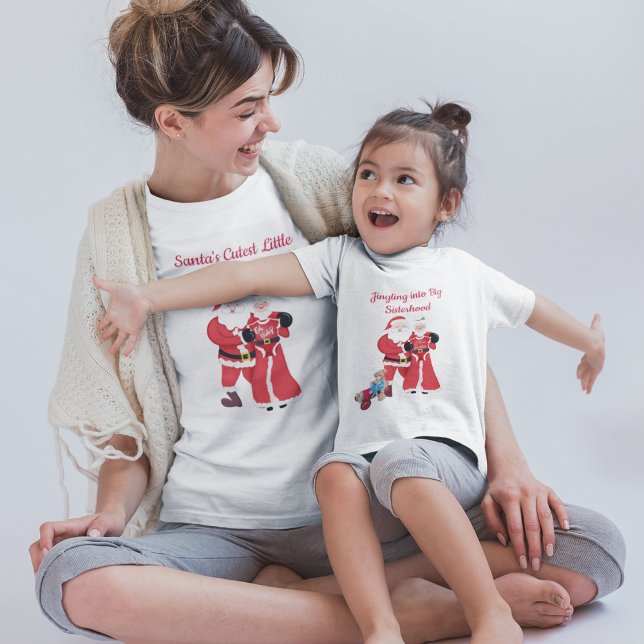 Der Weihnachtsmann ist das Niedlichste Geschenk im T-Shirt (Santa's Bundle of Joy: The Ultimate Mommy-To-Be Christmas Surprise!)