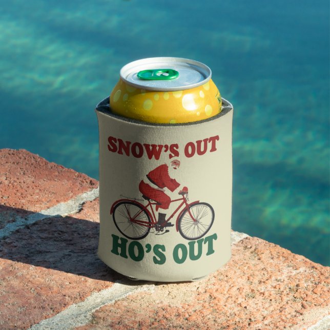 Der Weihnachtsmann ist draußen Dosenkühler (In Situ Pool)