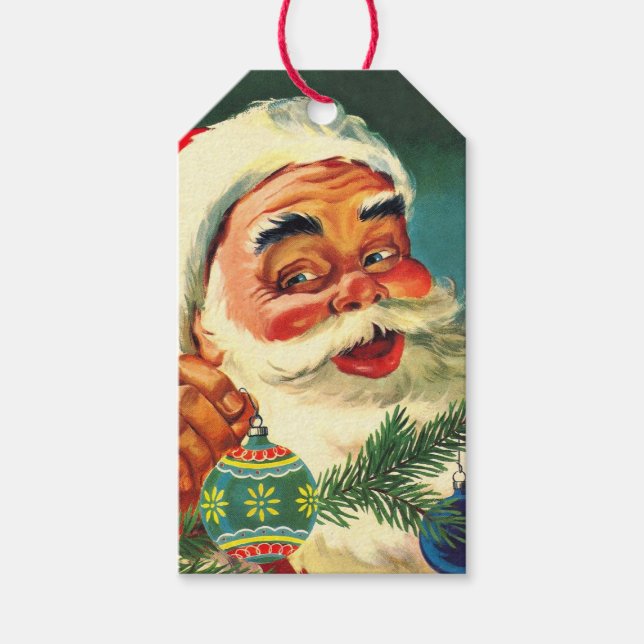 Der Weihnachtsmann ist ein Geschenk für dich Geschenkanhänger (Vorderseite)