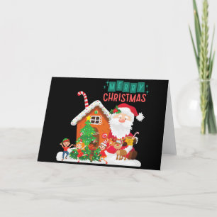 Der Weihnachtsmann ist geklappt Feiertagskarte