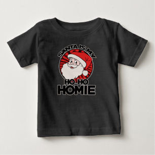 Der Weihnachtsmann ist mein Ho-Ho-Haus Baby T-shirt