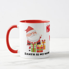 Der Weihnachtsmann ist mein Name und mein Spiel Tasse