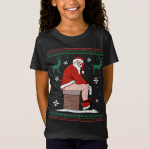 Der Weihnachtsmann Kackte den Kamin nieder, der ve T-Shirt