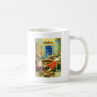 Der Weihnachtsmann kehrt zum Nordpol zurück Tasse