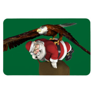 Der Weihnachtsmann kommt etwas später Magnet
