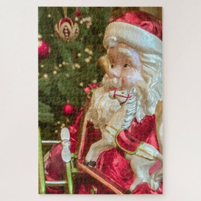 Der Weihnachtsmann kommt in die Stadt - 20x30 - 10 Puzzle (Vertikal)