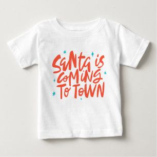 Der Weihnachtsmann kommt in die Stadtplanung Baby T-shirt