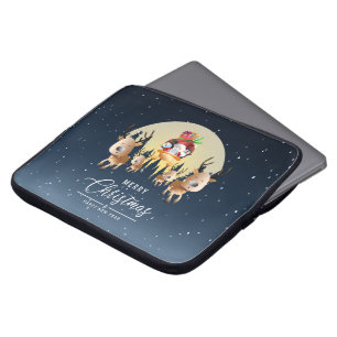 Der Weihnachtsmann kommt Laptop-Siebtasche 15" Laptopschutzhülle