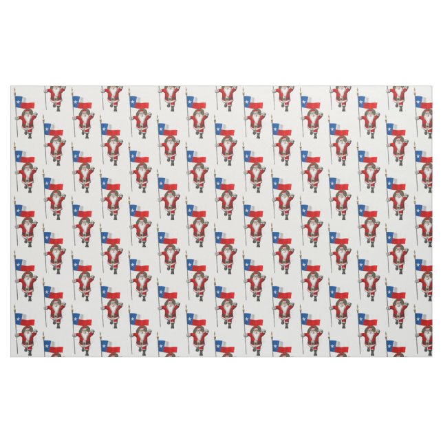 Der Weihnachtsmann kommt nach Texas Stoff (Fat Quarter (45,7 x 55,9 cm))