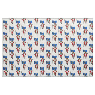 Der Weihnachtsmann kommt nach Wisconsin Stoff