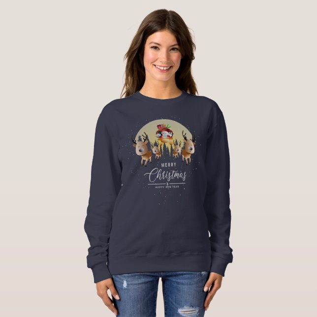 Der Weihnachtsmann kommt | Sweatshirt (Vorne ganz)