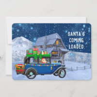 Der Weihnachtsmann kommt voller Humor