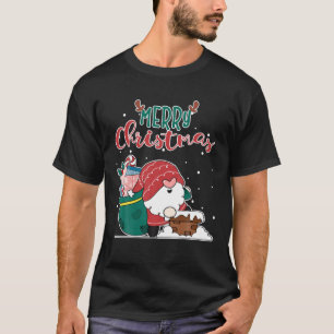 Der Weihnachtsmann liebt es, mit meinen Gnomen in  T-Shirt