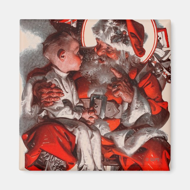 Der Weihnachtsmann Magnet (Vorne)