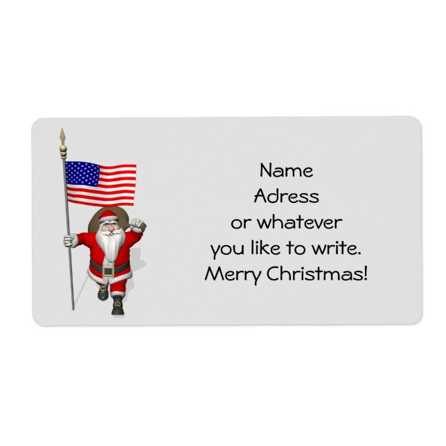 Der Weihnachtsmann mit Abtritt der USA (Vorne)