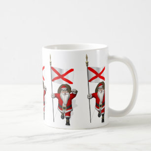 Der Weihnachtsmann mit Abzeichen von Alabama Tasse