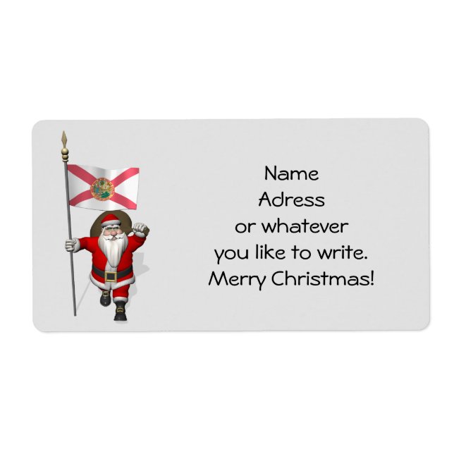 Der Weihnachtsmann mit Abzeichen von Florida (Vorne)