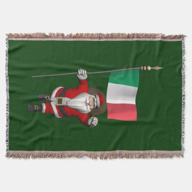 Der Weihnachtsmann mit Ausscheiden aus Italien Decke (Vorderseite)