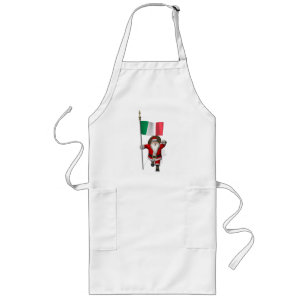 Der Weihnachtsmann mit Ausscheiden aus Italien Lange Schürze