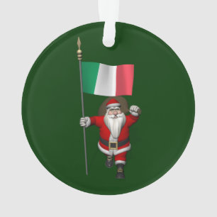 Der Weihnachtsmann mit Ausscheiden aus Italien Ornament
