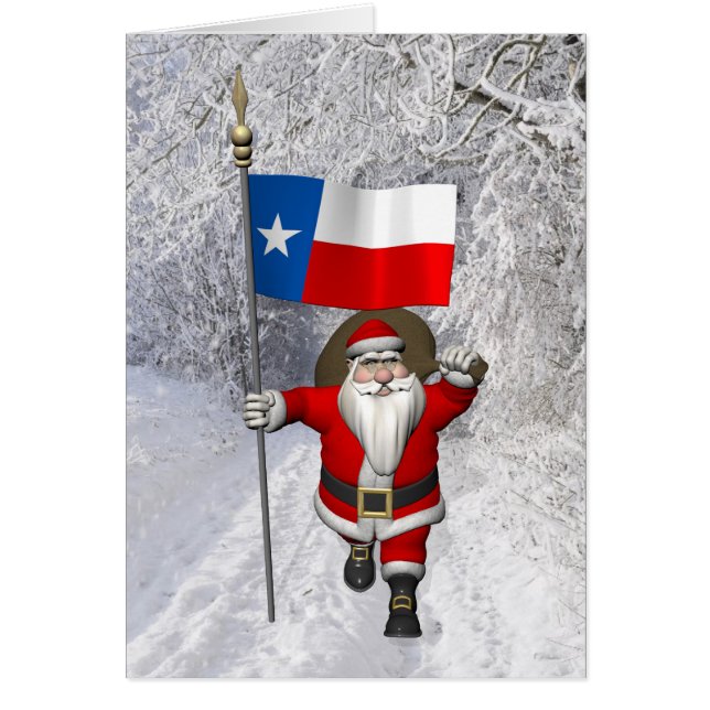 Der Weihnachtsmann mit dem Abzeichen von Texas (Vorne)