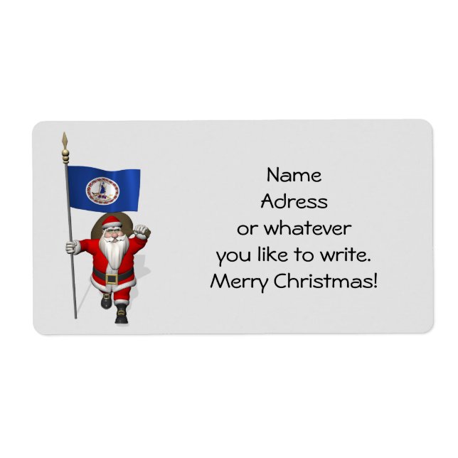 Der Weihnachtsmann mit dem Ausscheiden aus Virgini (Vorne)