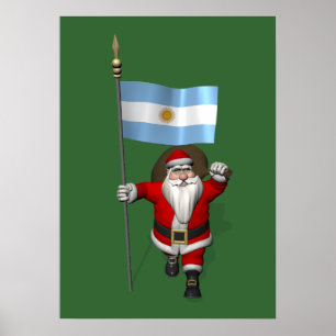 Der Weihnachtsmann mit dem Ende Argentiniens Poster