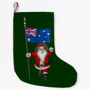 Der Weihnachtsmann mit dem Ende Australiens Kleiner Weihnachtsstrumpf