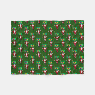 Der Weihnachtsmann mit dem Ende Brasiliens Fleecedecke