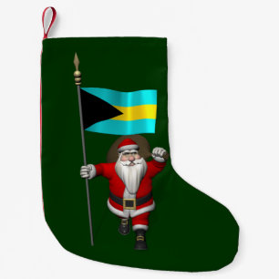 Der Weihnachtsmann mit dem Ende der Bahamas Kleiner Weihnachtsstrumpf