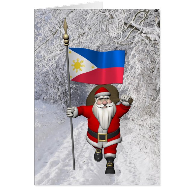 Der Weihnachtsmann mit dem Ende der Philippinen (Vorne)