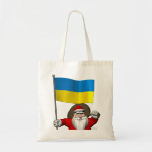 Der Weihnachtsmann mit dem Ende der Ukraine Tragetasche