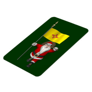 Der Weihnachtsmann mit dem Ende des neuen Mexiko Magnet