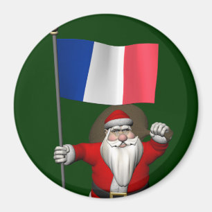 Der Weihnachtsmann mit dem Ende Frankreichs Magnet