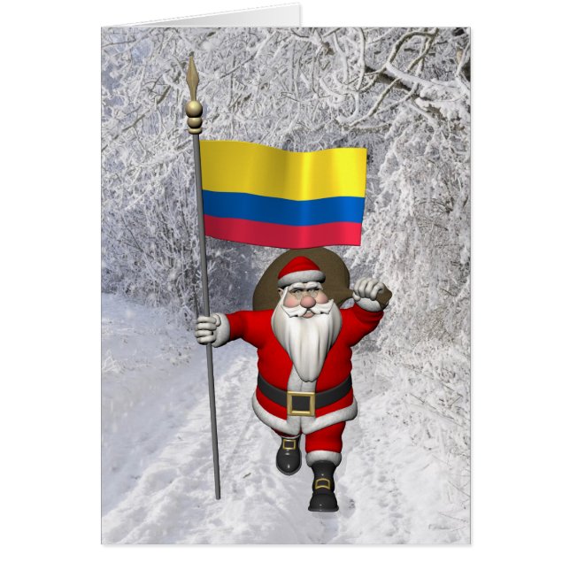 Der Weihnachtsmann mit dem Ende Kolumbiens (Vorne)