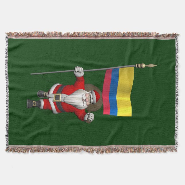 Der Weihnachtsmann mit dem Ende Kolumbiens Decke (Vorderseite)