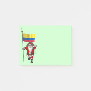 Der Weihnachtsmann mit dem Ende Kolumbiens Post-it Klebezettel