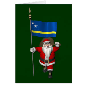 Der Weihnachtsmann mit dem Ende von Curaçao