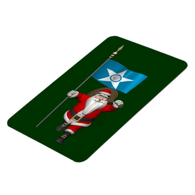 Der Weihnachtsmann mit dem Ende von Houston Magnet (Linke Seite)