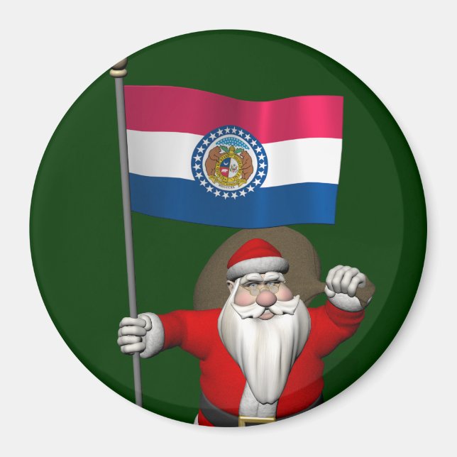 Der Weihnachtsmann mit dem Ende von Missouri Magnet (Vorne)