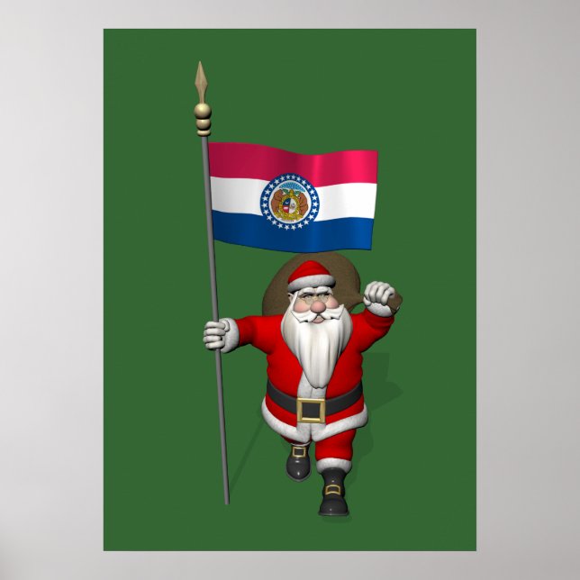 Der Weihnachtsmann mit dem Ende von Missouri Poster (Vorne)
