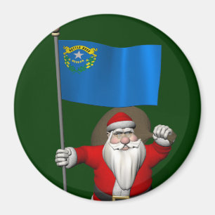 Der Weihnachtsmann mit dem Ende von Nevada Magnet