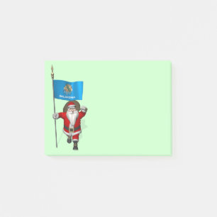 Der Weihnachtsmann mit dem Ende von Oklahoma Post-it Klebezettel