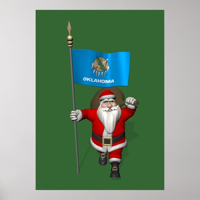 Der Weihnachtsmann mit dem Ende von Oklahoma Poster (Vorne)